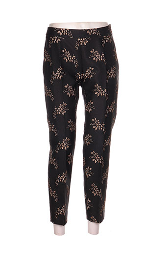 maxmara pantalons femme de couleur noir