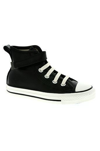 converse chaussures garçon de couleur noir