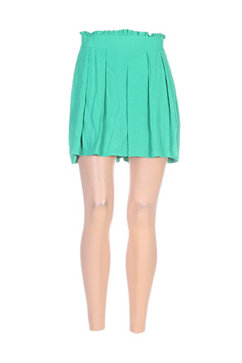 miss miss shorts / bermudas femme de couleur vert