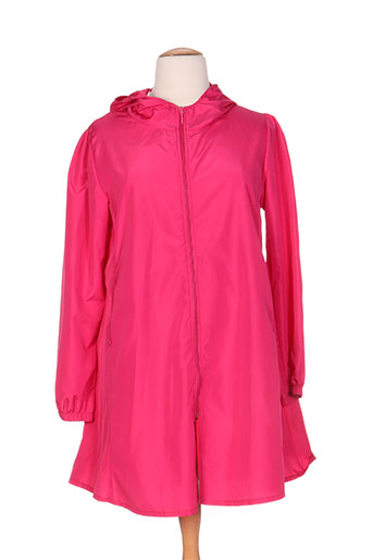 maloka manteaux femme de couleur rose