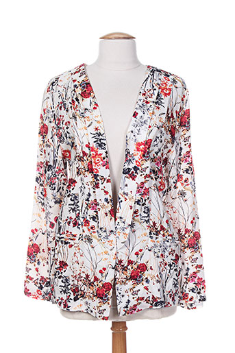 peace and love vestes femme de couleur beige