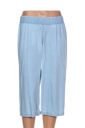 lcdn pantacourts femme de couleur bleu