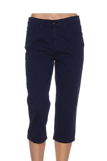 lcdn pantacourts femme de couleur bleu