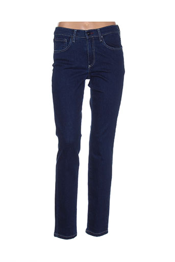 lcdn jeans femme de couleur bleu