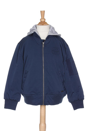 pepe jeans vestes garçon de couleur bleu