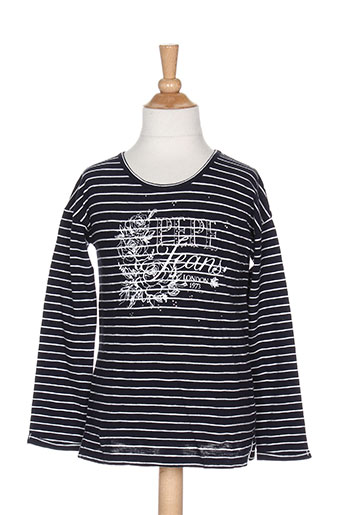 pepe jeans t-shirts fille de couleur bleu