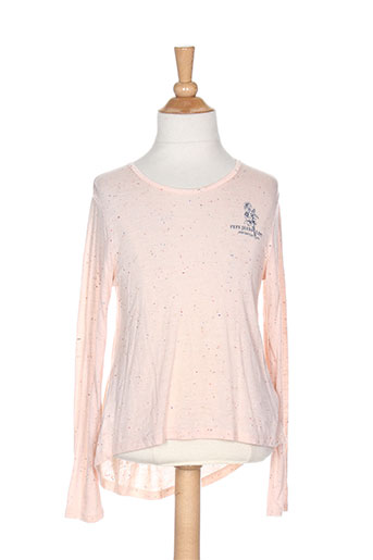 pepe jeans t-shirts fille de couleur rose