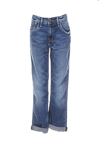pepe jeans jeans fille de couleur bleu