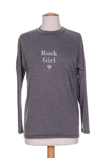pepe jeans t-shirts fille de couleur gris