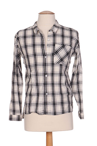 pepe jeans chemises fille de couleur beige