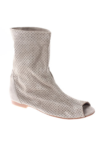 great by sandie chaussures femme de couleur gris