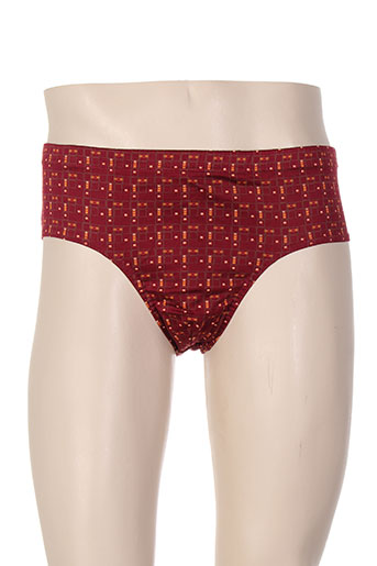 mariner lingerie homme de couleur rouge