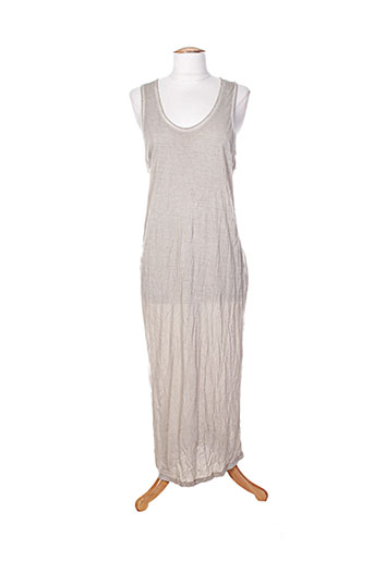 yaya robes femme de couleur beige