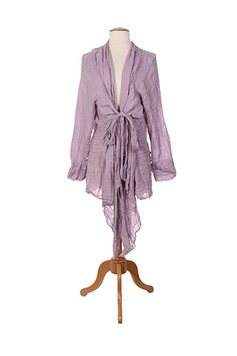 grizas gilets femme de couleur violet