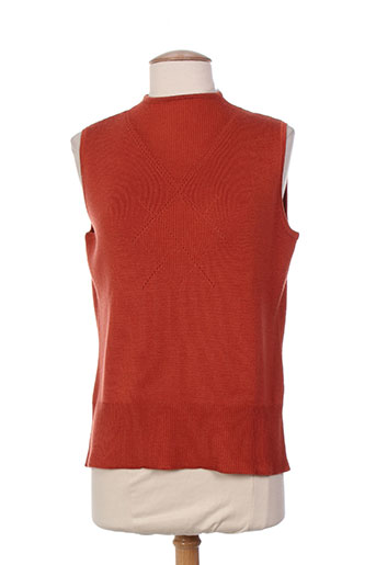 finette pulls femme de couleur orange
