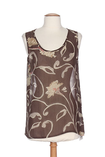 jean claire chemises femme de couleur marron