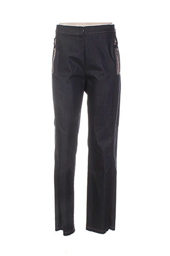pause cafe pantalons femme de couleur noir