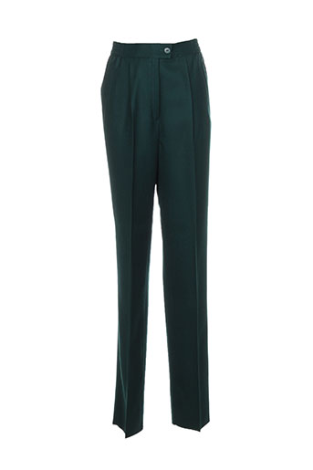 lucia pantalons femme de couleur vert