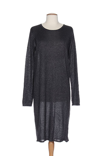 ichi robes femme de couleur gris
