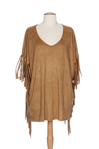 l'olive verte chemises femme de couleur marron