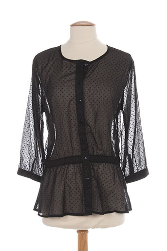 ichi chemises femme de couleur noir