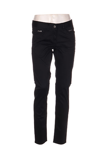 ddp pantalons femme de couleur noir
