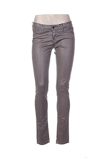 cimarron jeans femme de couleur marron