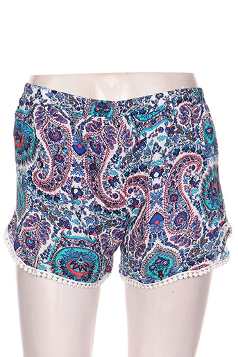 ema blue's shorts / bermudas femme de couleur bleu