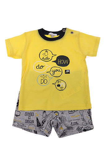 absorba ensembles garçon de couleur jaune