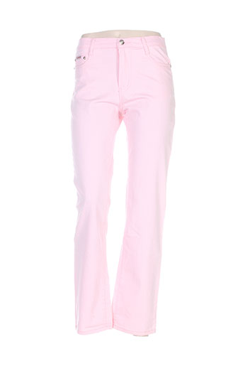 yzy pantalons femme de couleur rose