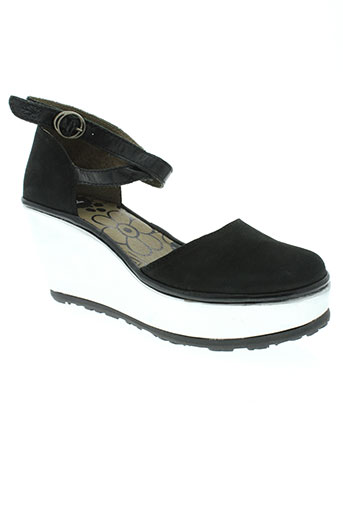 fly london chaussures femme de couleur noir