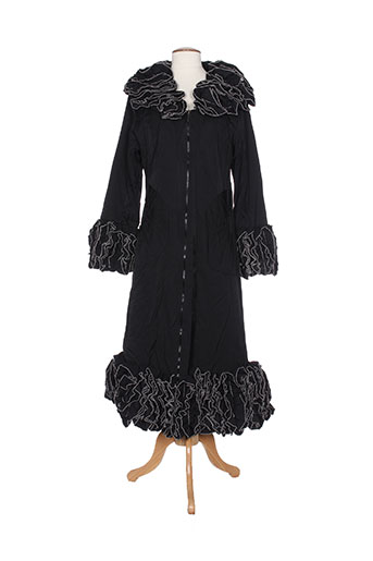 l33 manteaux femme de couleur noir