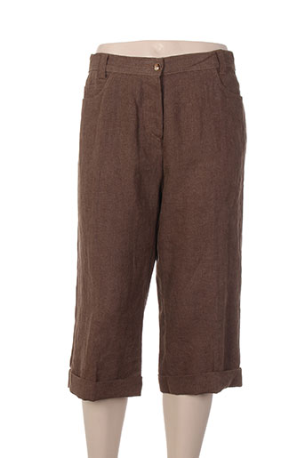 kiplay pantacourts femme de couleur marron