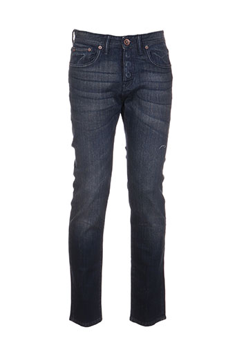 pearly king jeans homme de couleur bleu
