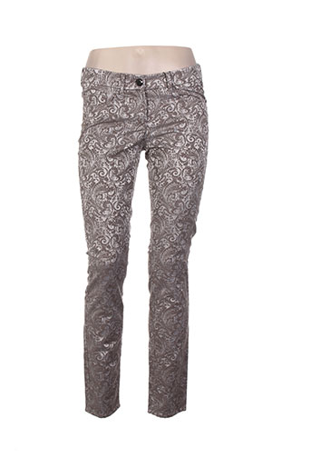 atelier gardeur pantalons femme de couleur marron