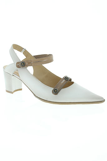 france mode chaussures femme de couleur beige