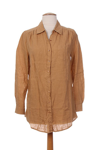 pablo gerard darel chemises femme de couleur marron