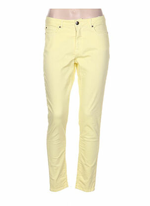 Pantalon casual jaune EMMA & CARO pour femme