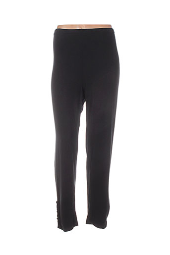 maloka pantalons femme de couleur noir