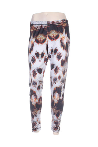 mat. pantalons femme de couleur marron