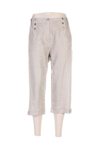 maloka pantacourts femme de couleur beige
