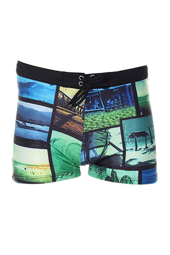 lagon bleu maillots de bain garçon de couleur vert