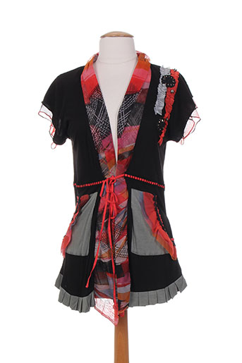 les fees du vent vestes femme de couleur noir