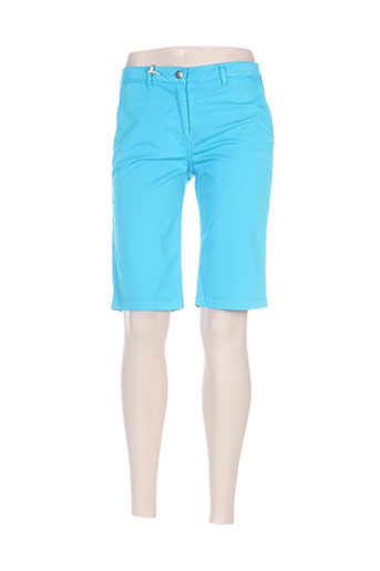 rivieres de lune shorts / bermudas femme de couleur bleu