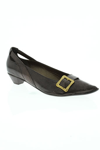 france mode chaussures femme de couleur marron