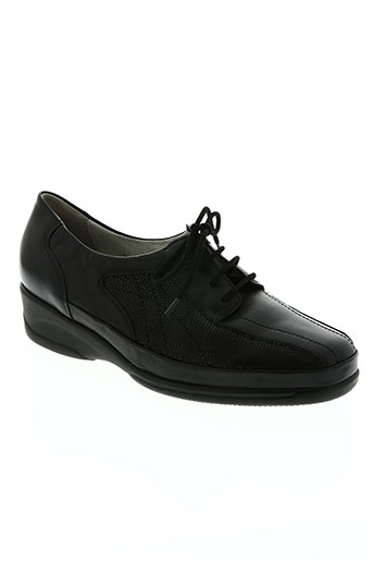 waldläufer chaussures femme de couleur noir