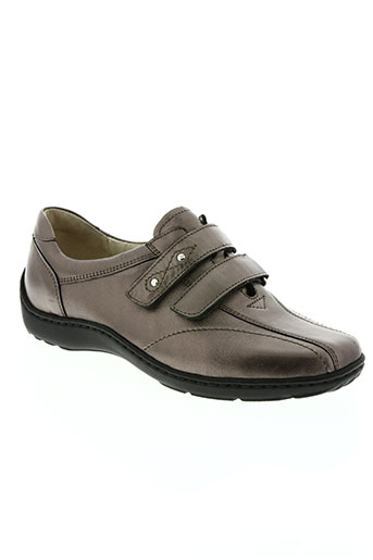 waldläufer chaussures femme de couleur marron