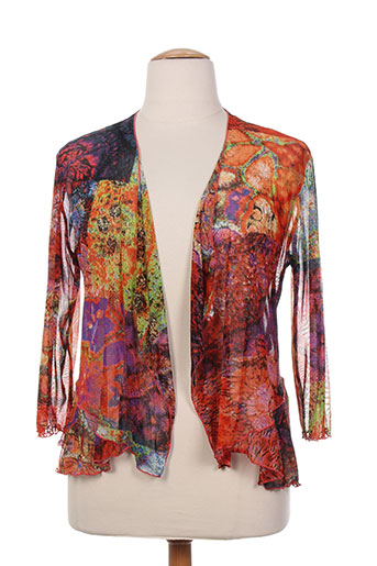 saint charles gilets femme de couleur orange