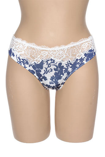 ambra lingerie femme de couleur bleu