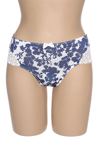 ambra lingerie femme de couleur bleu